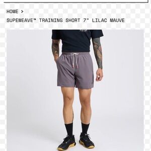R.A.D. - Superweave Men's Training Shorts 7” - Lilac Mauve